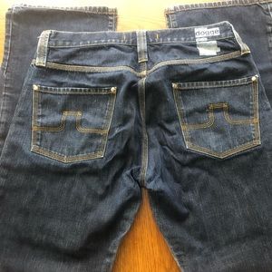 J. LINDEBERG DOGGE Men's Jeans Size 32/34 Regular Fit Dark Blue Button Fly